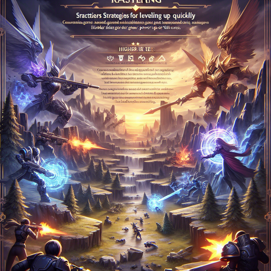Mastering Mobile Legends: Strategies for Leveling Up Quickly