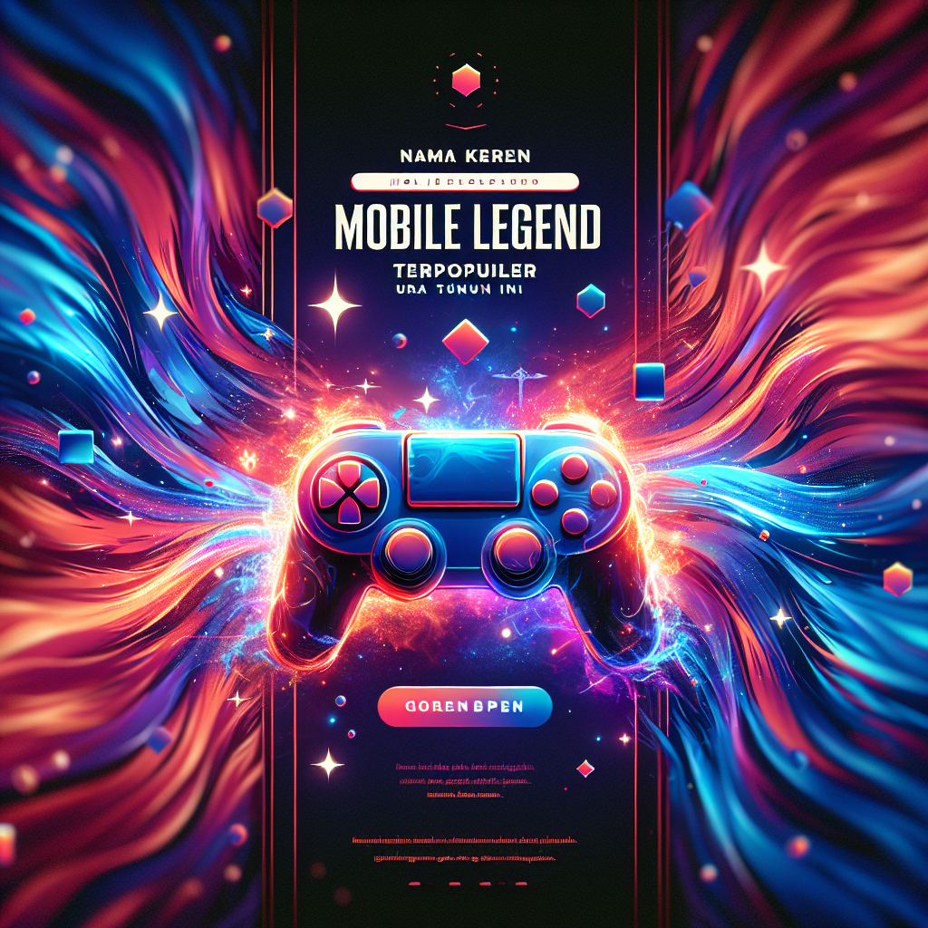 Nama Keren Mobile Legend Terpopuler untuk Tahun Ini