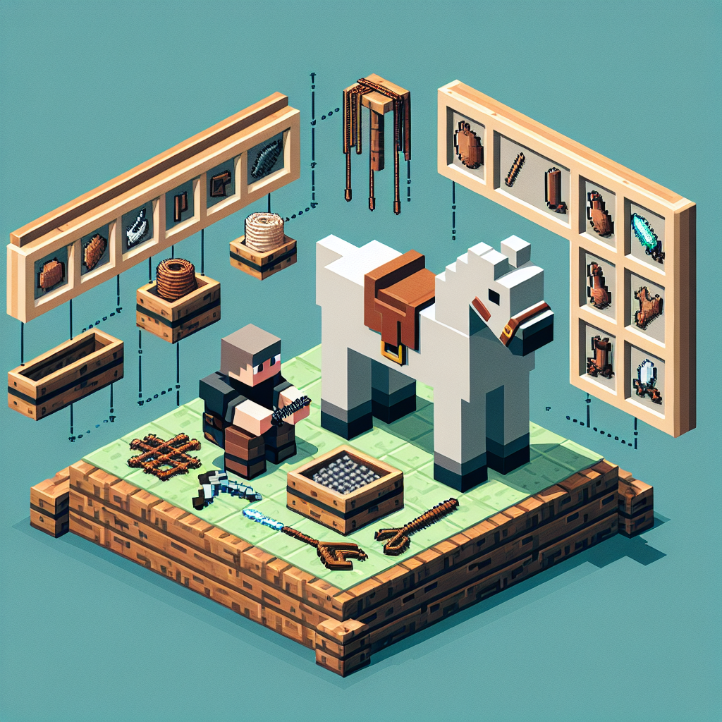 How to Craft & Use a Saddle in Minecraft: A Comprehensive Guide